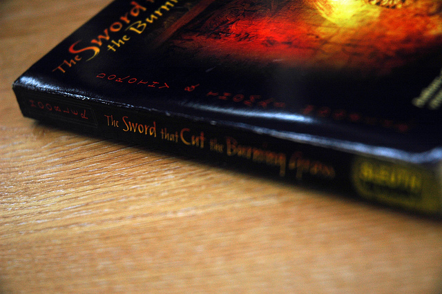the sword that cut the burning grass