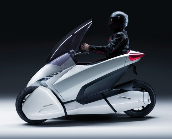 honda-3rc-concept Honda 3rc Concept Vehicle with rider